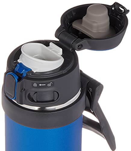 Zojirushi SM-QHE60AK Flip-and-Go Stainless Mug, 20-Ounce, Cobalt Blue F50501