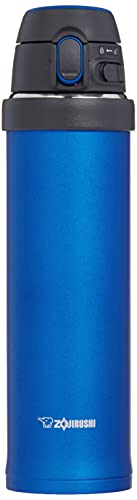 Zojirushi SM-QHE60AK Flip-and-Go Stainless Mug, 20-Ounce, Cobalt Blue F50501