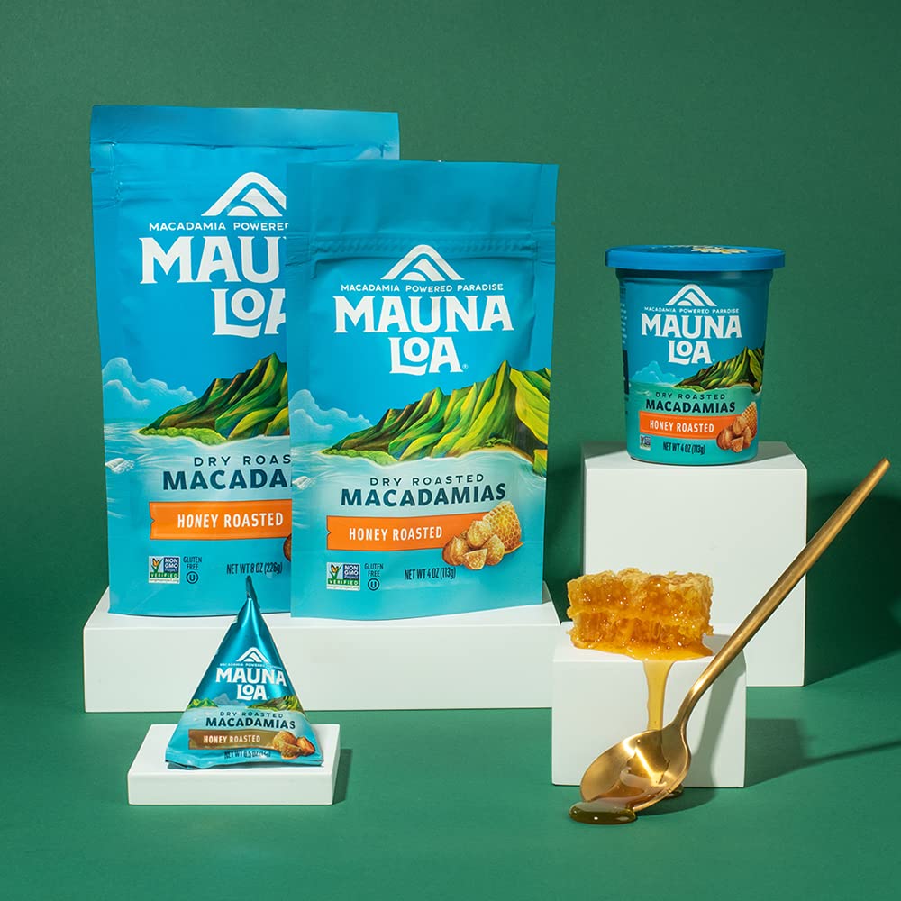 Mauna Loa Honey Roasted Macadamia Nuts, 4 Oz Cup Z4247