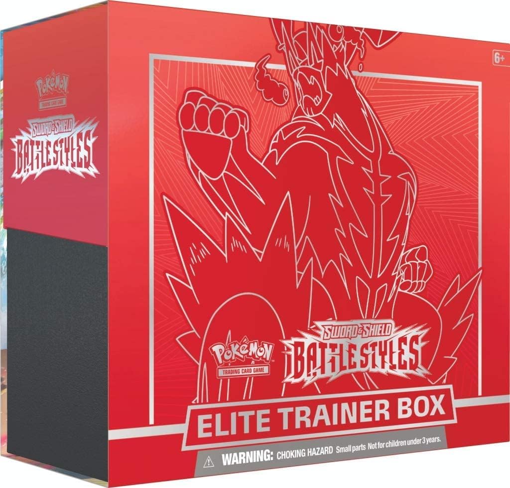 Pokemon TCG Sword & Shield Battle Styles Elite Trainer Box Red R2390