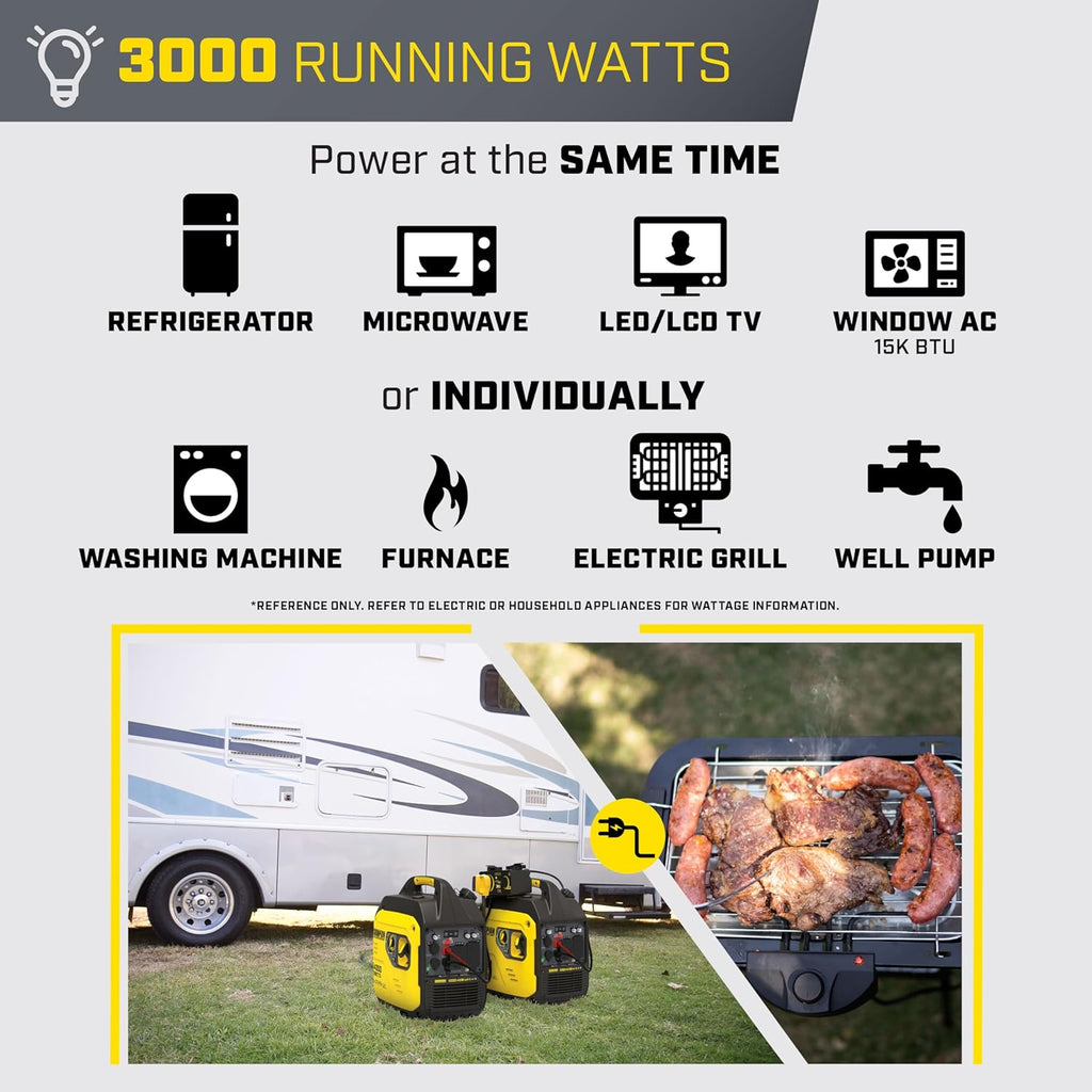 Champion Power Equipment 4000-Watt Dual Fuel Portable Inverter Generator Z9799