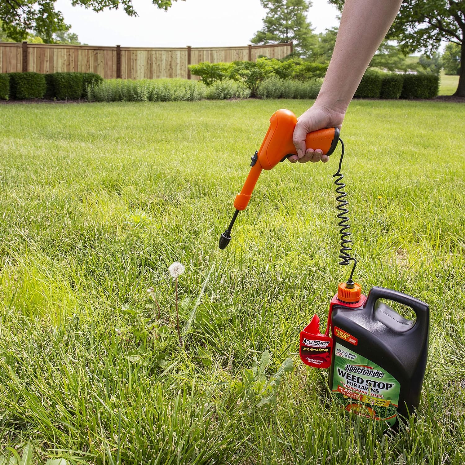 Spectracide Weed Stop For Lawns Plus Crabgrass Killer AccuShot Refill B276771