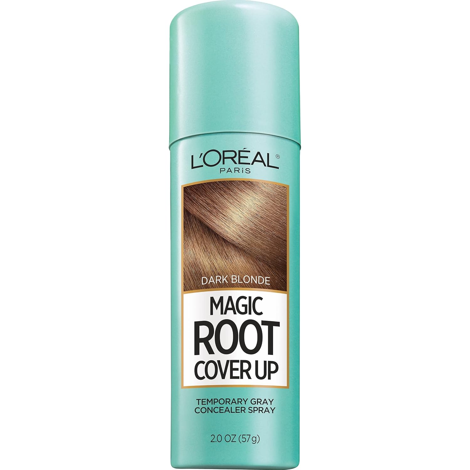 L'Oreal Paris Magic Root Cover Up Gray Concealer Spray, Light Brown and Dark Blonde, 2 oz. Bundle U61664