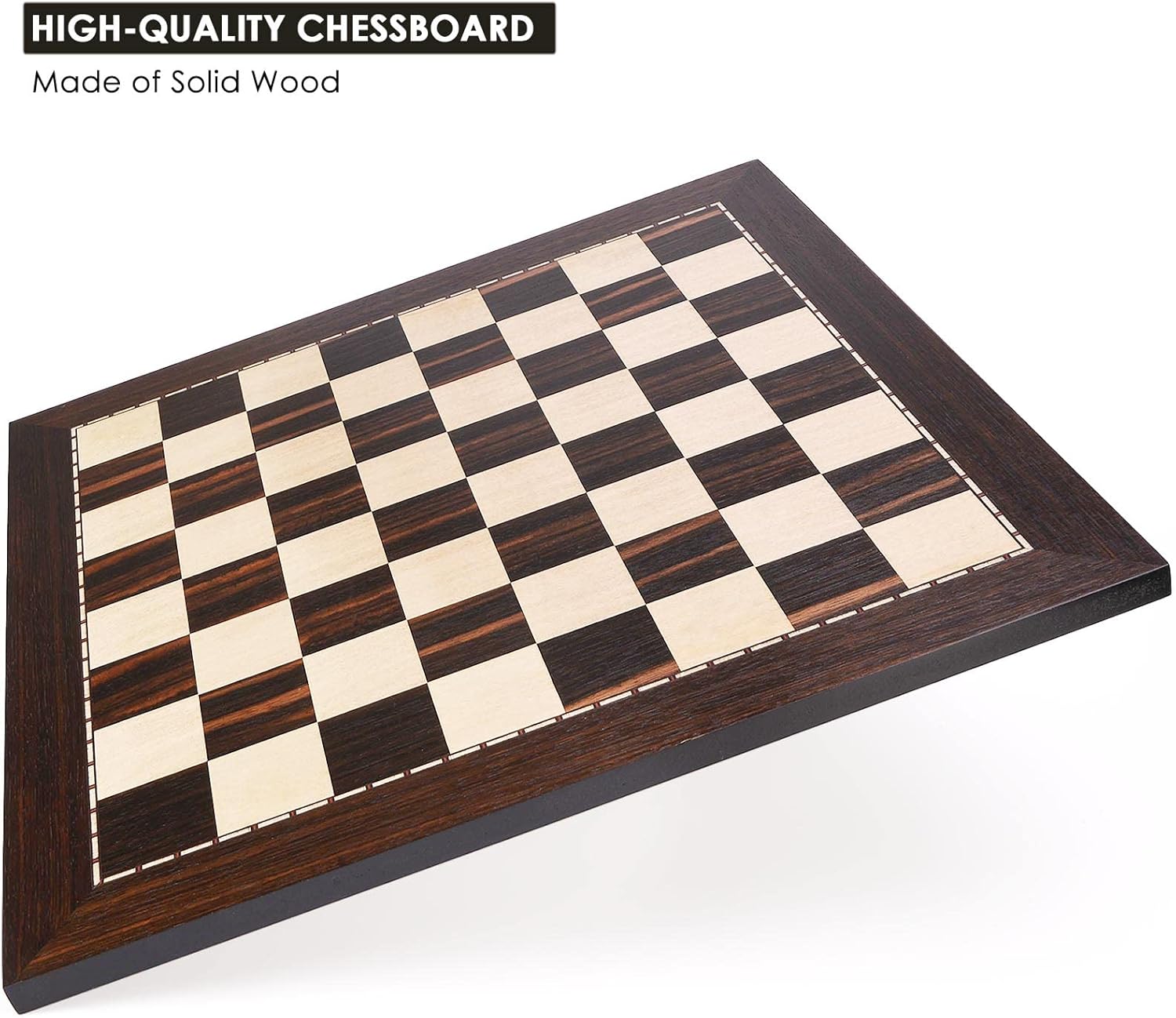 AMEROUS 19 Inches Wooden Tournament Chess Board D815631