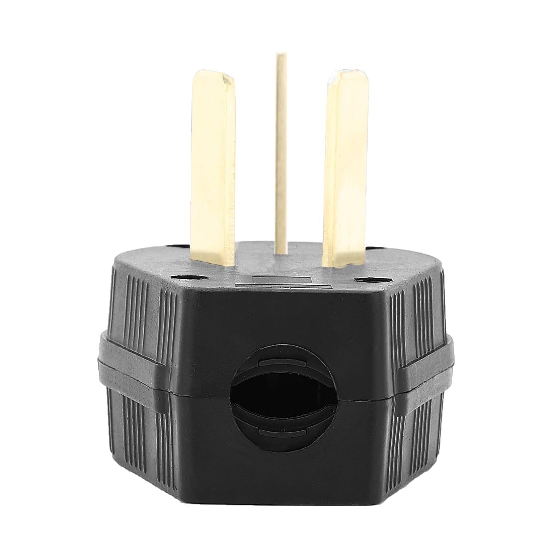 50Amp 3-Prong Dryer Plug Nema 10-50P, 125/250V, 3 Pole 3 Wire C8454