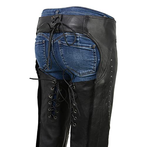 Milwaukee Leather Women's Low-Rise Motorcycle Chaps ML1186 P8657