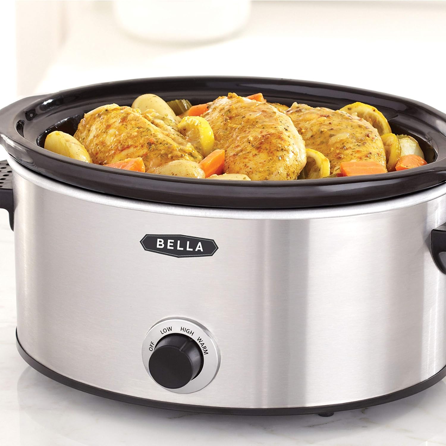 Bella 5-Qt. Slow Cooker with Dipper W8804