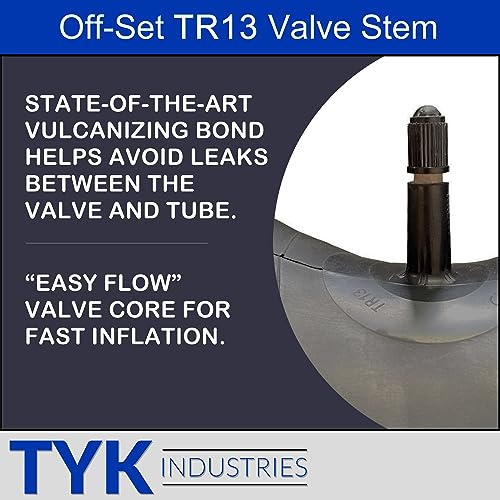 TYK Industries 16x6.50/7.50-8 Inner Tube, Heavy Duty with TR13 Valve Stem P8327