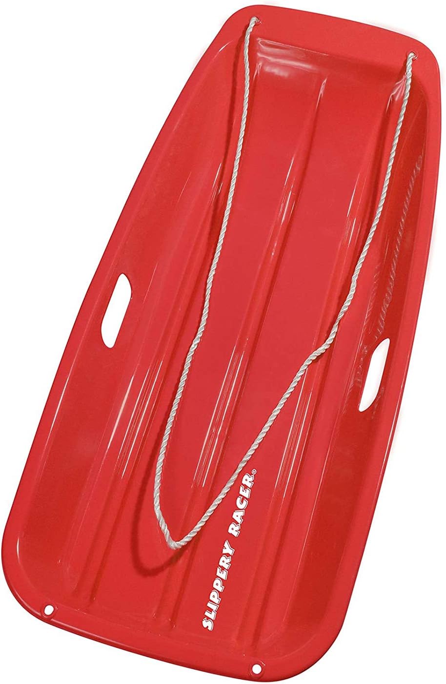 Downhill Sprinter Kids Toddler Snow Sled with Pull Rope, Red (2 Pack) N98704