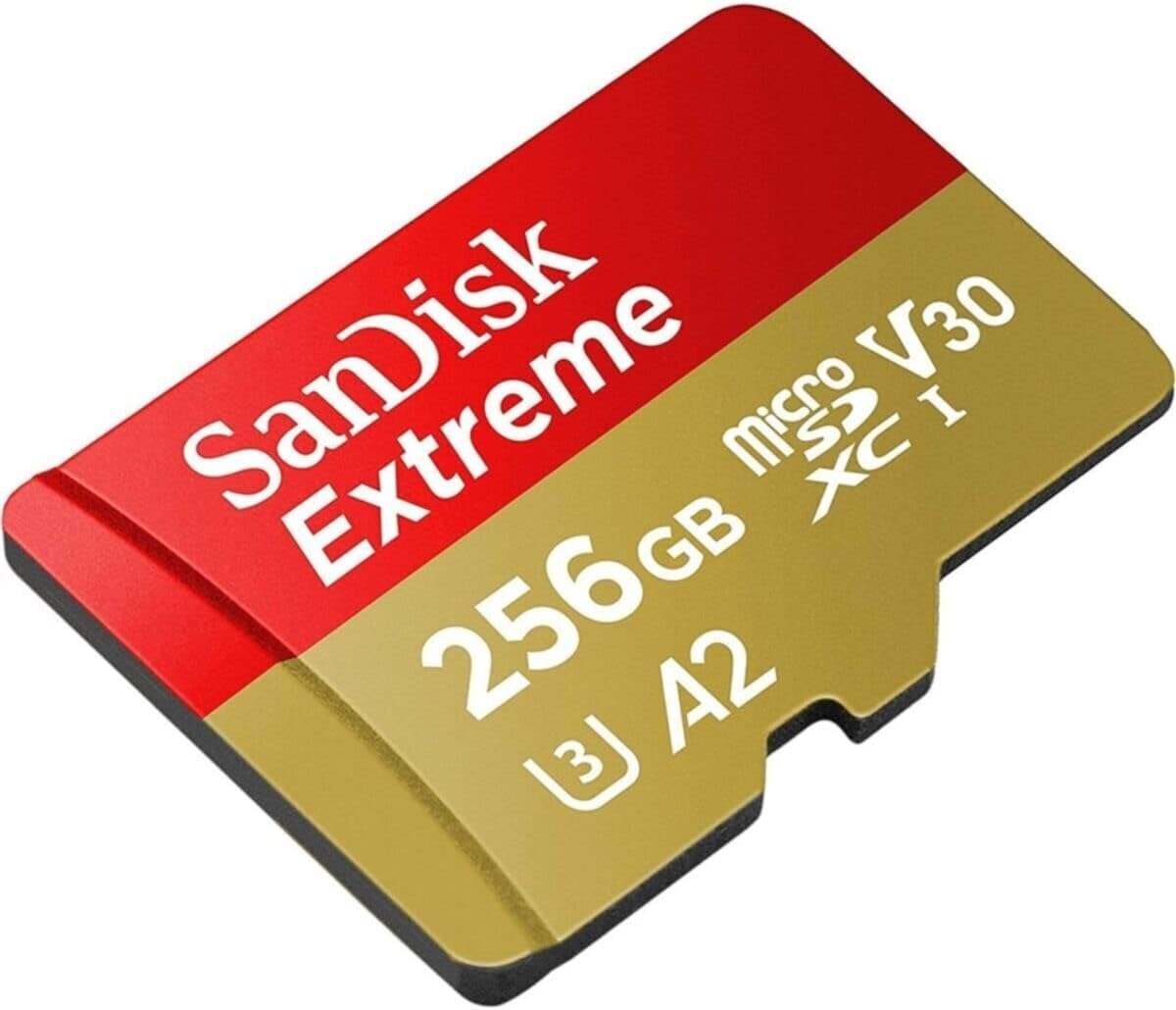 SanDisk 256GB Extreme MicroSDXC UHS-I Memory Card M69666