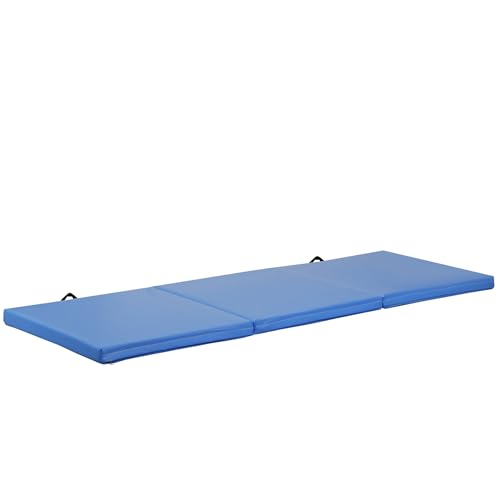 ZENY 2" Thick Tri-fold Folding Gym Exercise Mat with Carrying Handles Z840