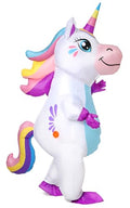 Inflatable Unicorn Costume for Adult - Funny Halloween Inflatable Costumes for Men Women, Blow Up Costume for Halloween Party Cosplay