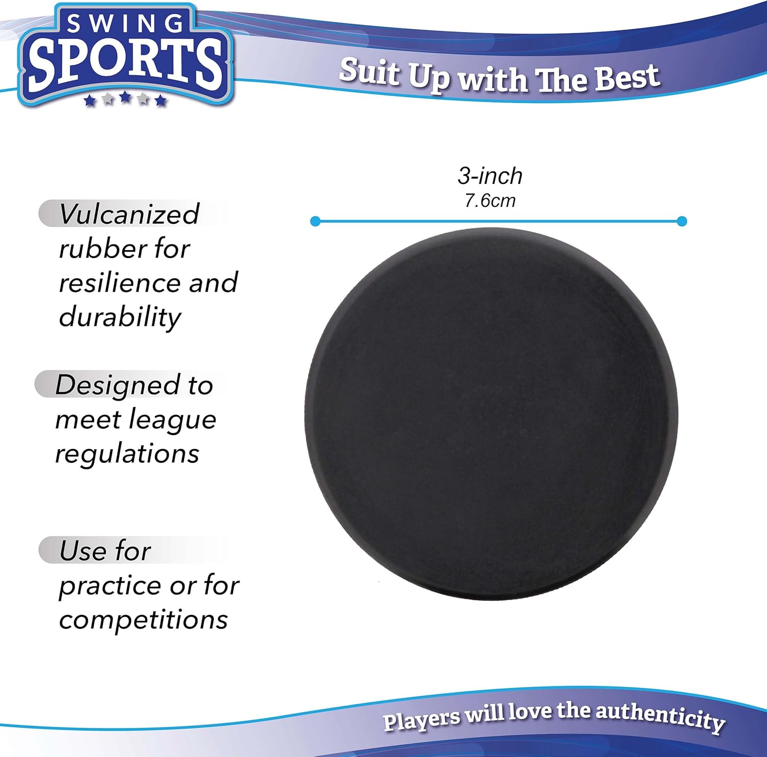 100pk Rubber Street Hockey Pucks for Outdoor & Ice Practice C866