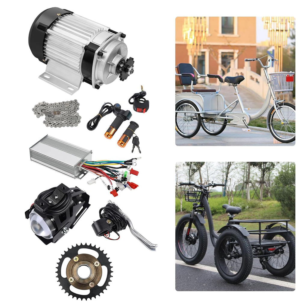 48V 750W Brushless Geared Motor Kit with Controller for Tricycle & E-Bike Y19573