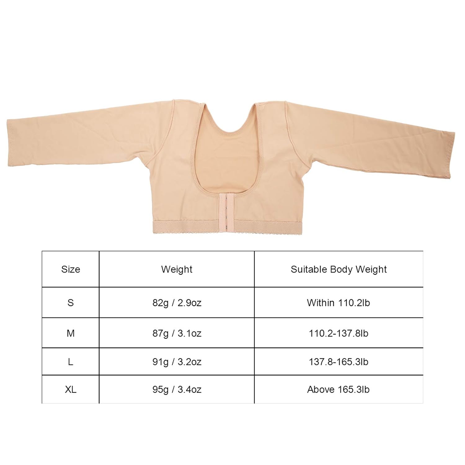 Women Posture Corrector Shapewear Compression Sleeves Back Support Vest E912112