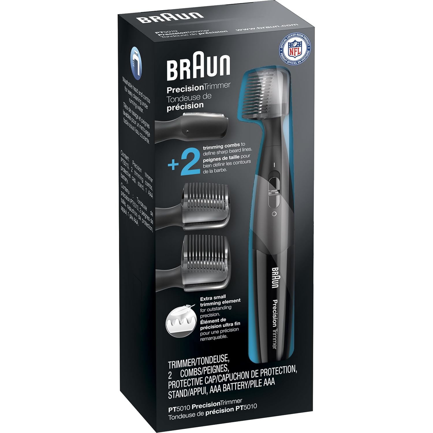 Braun Precision Trimmer PT5010, Men's Beard, Ear & Nose Trimmer B195