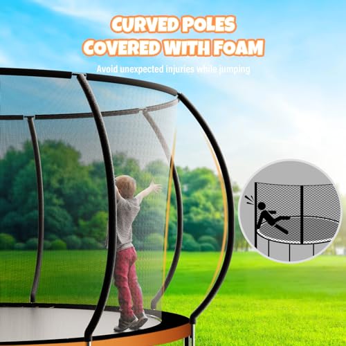 12FT 14FT Trampoline for Kids and Adults J23642