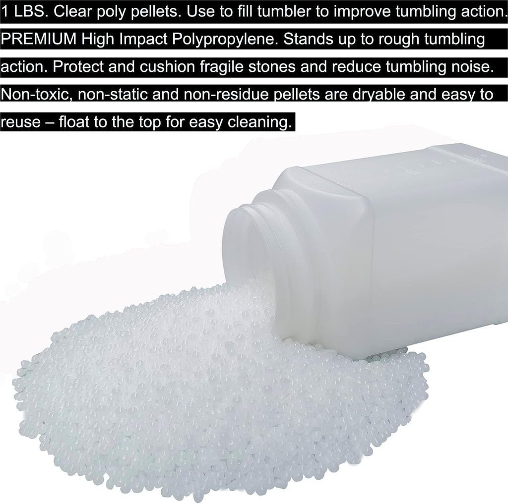 Rock Tumbler Grit Refill Kit 8 LBS with Plastic Pellets D23425