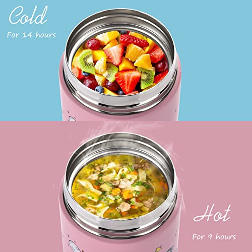 Galaxy Series 10 oz Stainless Steel Insulated Food Jar (Pink) S7065